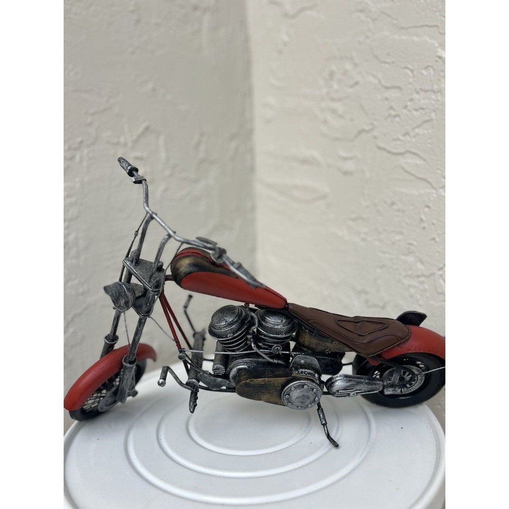 Vintage Motorcycle Figurine from Interlude Home  16"